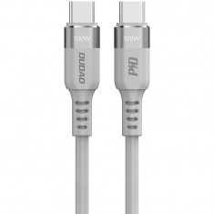 Cablu Date si Incarcare USB Type-C la USB Type-C Dudao LC5MAX, 1 m, 100W, PD, Gri foto