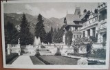Carte postala, Sinaia, Castelul Peles, 1930