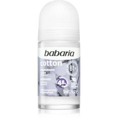 Babaria Deodorant Cotton antiperspirant roll-on cu efect de nutritiv 50 ml