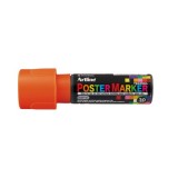 Marker pentru poster ARTLINE, corp plastic, varf tesit 30mm - portocaliu fluorescent
