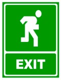 Semn pentru exit