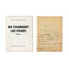 Roxane J. Berindei Mavrocordato, En tournant les pages, 1939, cu dedicație pentru Gr. Trancu-Iași
