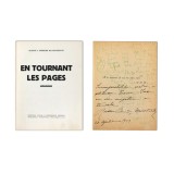 Roxane J. Berindei Mavrocordato, En tournant les pages, 1939, cu dedicație pentru Gr. Trancu-Iași