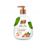 Cumpara ieftin Sapun lichid Macadamia and Almond milk Nature Elixir, 300 ml, Teo
