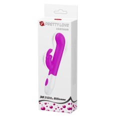 Vibrator rabbit elegant din silicon CENTAUR RABBIT VIBRATOR 20cm (inserabil