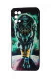 Husa telefon compatibila cu Samsung Galaxy A12, Lup, 372HT, Verde, Silicon, Carcasa