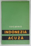 INDONEZIA ACUZA de SUCARNO , CULEGERE DE ARTICOLE SI CUVANTARI , 1957