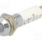 Lampă LED convexă roșie/verde 24-28VDC &Oslash;8,2mm IP40 SIGNAL-CONSTRUCT