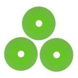 Set 3 Discuri Taiere Sticla 22mm Otel Verde Polizor Unghiular