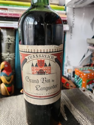 STICLA VIN 1 LITRU BORDEAUX LANGUEDOC COLECTIE foto