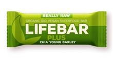 Lifebar Baton cu Chia si Orz Verde Raw Bio Lifefood 47gr Cod: 8594071484613 foto
