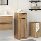 vidaXL Dulap de baie, stejar artizanal, 32x34x90 cm, lemn prelucrat