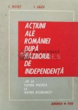 Actiuni ale Romaniei dupa Razboiul de Independenta - 1988 - C. Botez ($Q78), Junimea