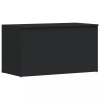 Cufar de depozitare, negru, 84x42x46 cm, lemn compozit, DKD Home Decor