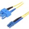 Patch cord fibră OS2 LC/UPC-SC/UPC 2m galben LSZH