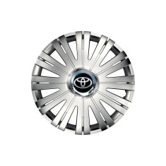 Set 4 capace roti Cu Inel Cromat Active R16 pentru gama auto Toyota foto