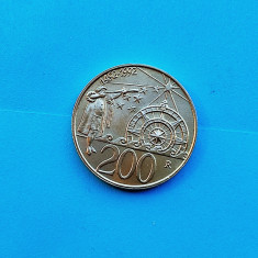 200 Lire 1992 San Marino-AUNC++Rar!