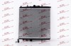 Radiator Peugeot 206/206+ 98-, motor: 1.1, 1.4, 1.6, 395x380x24, SRLine, Aluminiu/ Plastic brazat, 133037; 1330B4