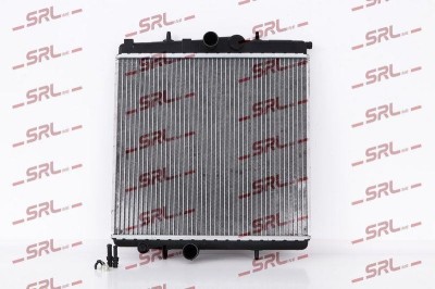 Radiator Peugeot 206/206+ 98-, motor: 1.1, 1.4, 1.6, 395x380x24, SRLine, Aluminiu/ Plastic brazat, 133037; 1330B4 foto