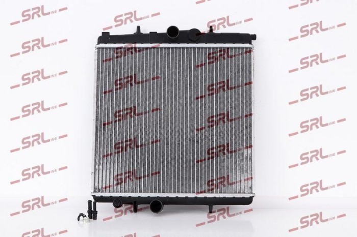 Radiator Peugeot 206/206+ 98-, motor: 1.1, 1.4, 1.6, 395x380x24, SRLine, Aluminiu/ Plastic brazat, 133037; 1330B4