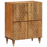 vidaXL Dulap lateral, 60x33x75 cm, lemn masiv de mango 358310