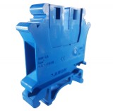 Clema pe sina bloc terminal 6mm &sup2; albastra 32A 42.5x47mm 690V, XBS