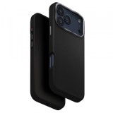 Husa pentru Apple iPhone 17 Pro, UNIQ, Lyden Leatherette, Neagra