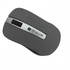 Mouse wireless Tellur Basic, LED, Gri foto