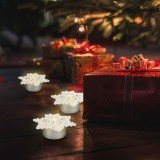 Decor LED cu cristale de gheata - cu baterie - 4 buc/pachet Best CarHome