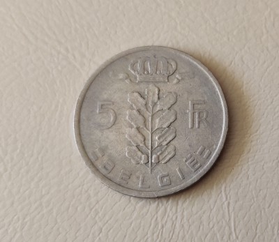 Belgia - 5 franci / francs (1950) monedă s116 foto