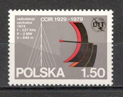 Polonia.1979 50 ani aderarea la UIT MP.118 foto