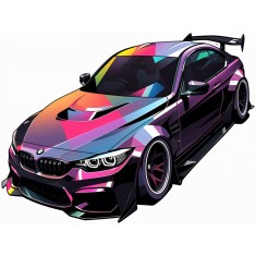 Sticker BMW M3 , Autocolant Personalizat pentru Masina StickitMag