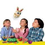 Joc Societate Jumping Jack PITT, 2-4 Jucători, 4 Ani+, &Icirc;nălțime 26.5cm, Iepure Săritor, Morcovi, Multicolor