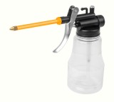 Mini Pompa Ulei Manuala Tolsen, 250ml, Transparenta, Furtun Flexibil, Corp PET Robust, Filtru Ulei Detașabil
