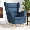VidaXL Fotoliu, albastru, 74x84x100 cm, textil 4016903