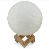 Cumpara ieftin Lampa in forma de luna, GloBrite, Moonlight, multicolora, 14 cm, cu control prin atingere, cu telecomanda