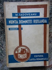 Nunta domnitei Ruxandra &amp;ndash; Mihail Sadoveanu foto