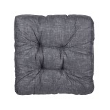 Perna pentru scaun, 40x40 cm, Rezistent la apa, Gri, Bumbac/Poliester, ATU-083435, Oem