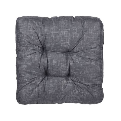 Perna pentru scaun, 40x40 cm, Rezistent la apa, Gri, Bumbac/Poliester, ATU-083435 foto