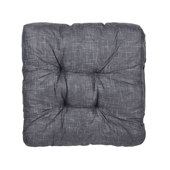 Perna pentru scaun, 40x40 cm, Rezistent la apa, Gri, Bumbac/Poliester, ATU-083435