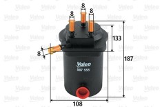 VALEO 587555 filtru combustibil