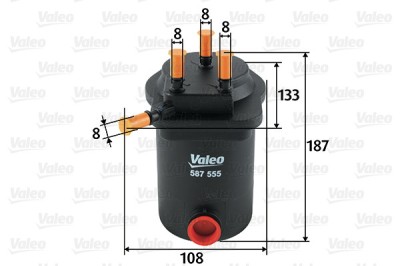 VALEO 587555 filtru combustibil foto