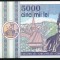 q553 BANCNOTA 5000 LEI 1992 NECIRCULATA UNC