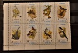 AJMAN EAU 1971 - FAUNA - PASARI set 8v