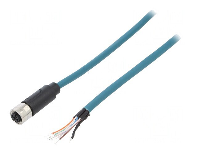 Mufă M12 8P IP67 48V 5m
