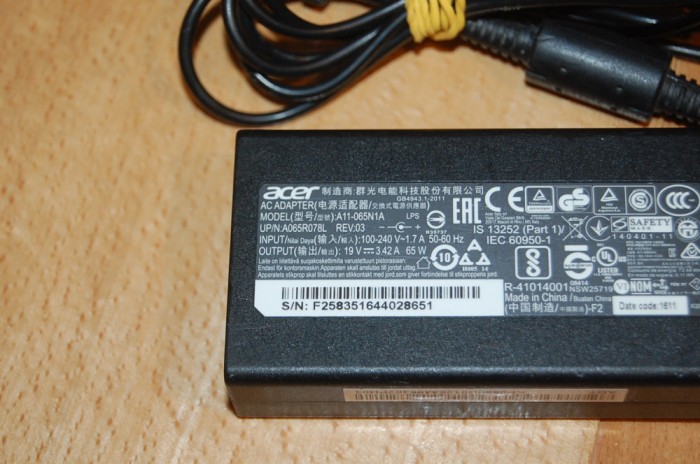 Incarcator laptop ACER 19V 3.34A 65W MODEL A11-065N1A mufa 5.5*1.7mm