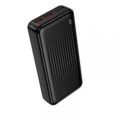 Baterie Externa Borofone BJ80A Clever, 20000mAh, 22.5W, QC + PD, 1 x USB-C - 2 x USB-A, Neagra