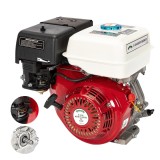 Motor pe benzina 4 timpi, 9Cp, ax cu pana orizontal 25mm, Micul Fermier, GF-0344