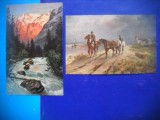 HOPCT LOT 1890 PICTURA GERMANIA-2 CARTI POSTALE VECHI-CIRCULATE