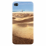 Husa silicon pentru Apple Iphone 4 / 4S, Beach Sand Closeup Holiday